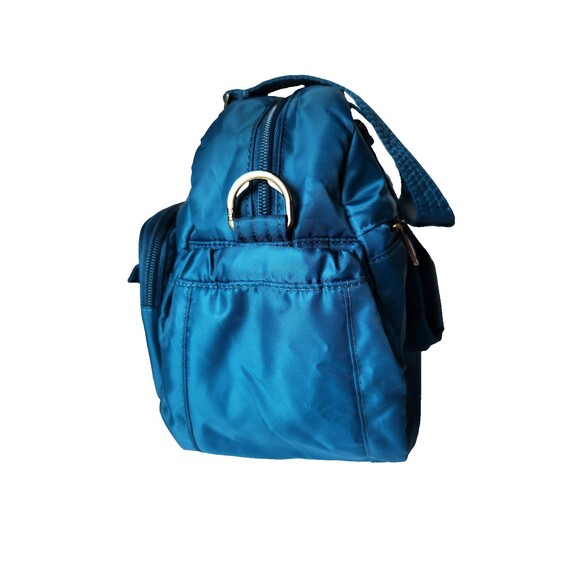 Lug Jumper Carry-All Tote Travel Bag Purse Ocean Blue Removeable Adj Strap RFID - Picture 3 of 14